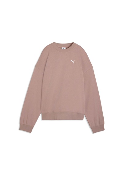 Puma Wardrobe Essentıals Kadın Geniş Kesim Sweatshırt 636035 98 Bej
