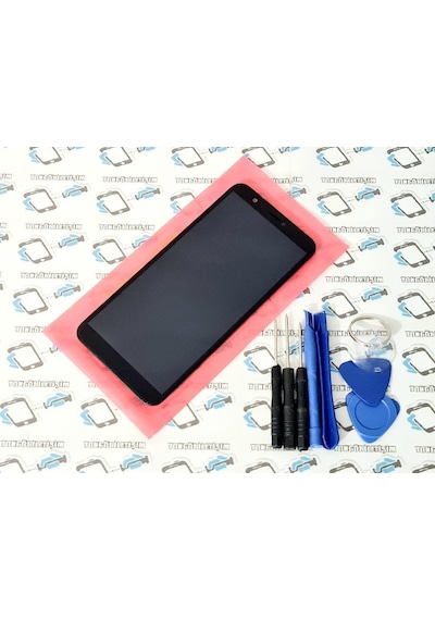 Tkgz - P Smart 2018 Lcd Ekran Dokunmatik (Çıtalı) SİYAH standart