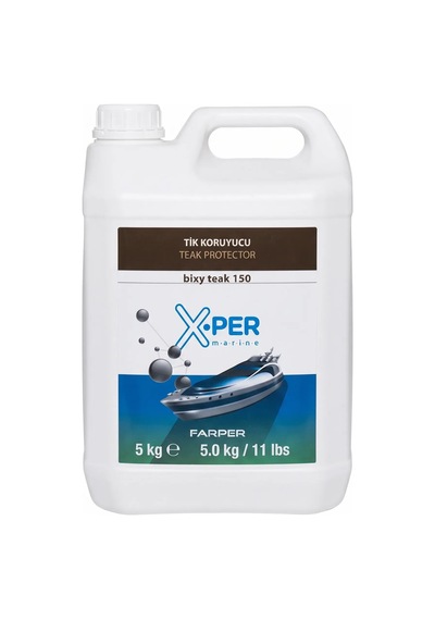 X-per Marine - Tik Koruyucu Bixy Teak Protector 150 5 L : Altın Tonlarını Koruyan, Yağ Ve Leke İtici Profesyonel Kalkan