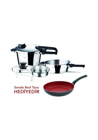 Fissler Vitavit Premium Düdüklü Tencere Seti 8.0 4.0 L