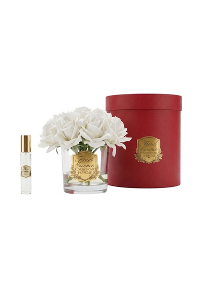 Scented Roses Ivory Bloom 9 Lu Beyaz Gül