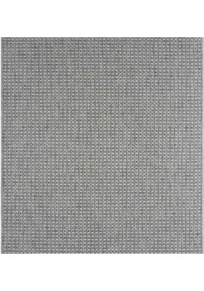 Gri Melanj Kareli Dokuma Modern Halı - L667grbo Gri - Melanj