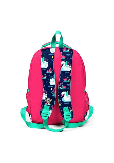 Coral High Orta Boy Okul Sırt Çantası Kuğu Desenli 23402