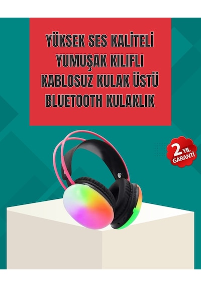 Type-c Şarjlı Rgb Işıklı Bluetooth Oyuncu Kulaklığı Mh-hs8828-1084