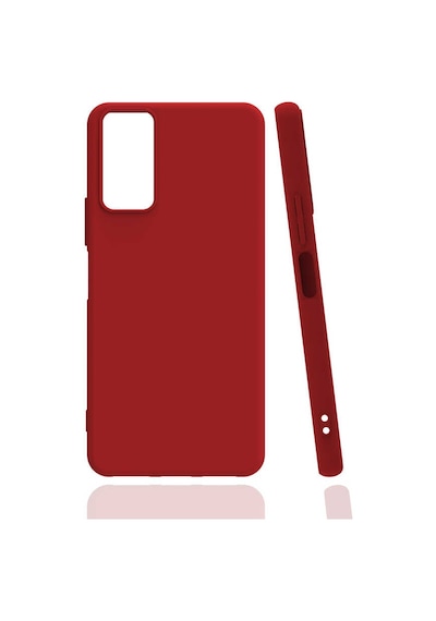 Zore Galaxy M52 Kılıf Nvth Biye Silikon - Kırmızı