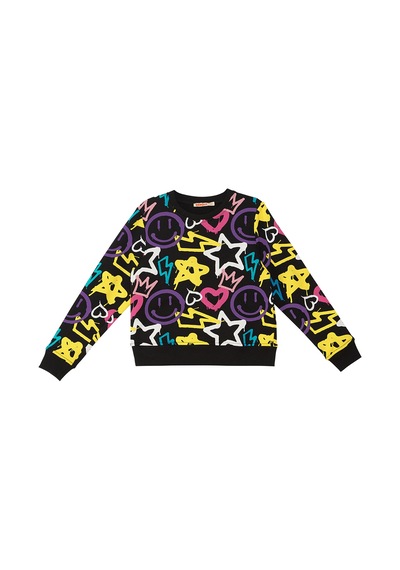 Denokids Mshb&g Street Style Kız Çocuk Eşofman Takımı - Siyah