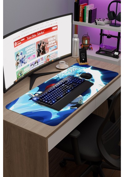 Brawlhalla Kaymaz Dikişli Kauçuk Oyuncu Mousepad V2 - 90x40 Xxl Gaming Mouse Pad Fare Altlığı