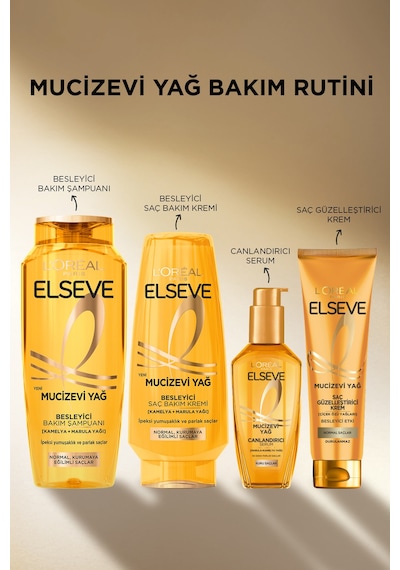 L'oréal Paris Elseve Mucizevi Yağ Besleyici Bakım Şampuanı 300 Ml