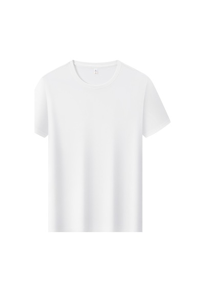 New Performance Premium Basic T-shirt 86.3% Nylon 13.7% Spandex Beyaz