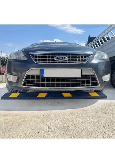 Kauçuk Stoper Ankara Kauçuk Araç Durdurucu Kauçuk Otopark Stoperi 184x16x10 Cm 2 Adet