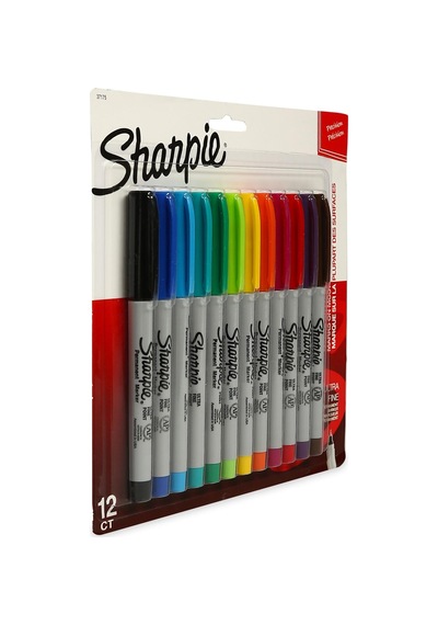 Sharpie Set Permanent Ultra Fine Uç 12 Li Fine Uçlu Keçeli Markör Kalem