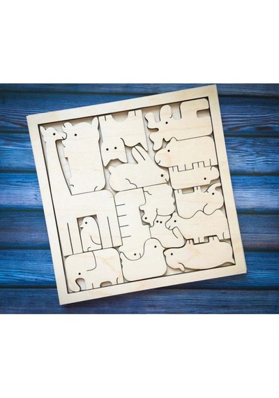 36 Parça Hayvanlar Puzzle
