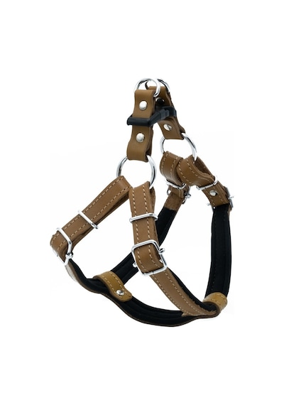 Doggie Konforlu Deri El Yapımı Ronin Model Köpek Göğüs Tasması 2 x 45-55 CM Camel Kahverengi Doggie Konforlu Deri El Yapımı Ronin Model Köpek Göğüs Tasması 2 x 45-55 CM Camel Kahverengi