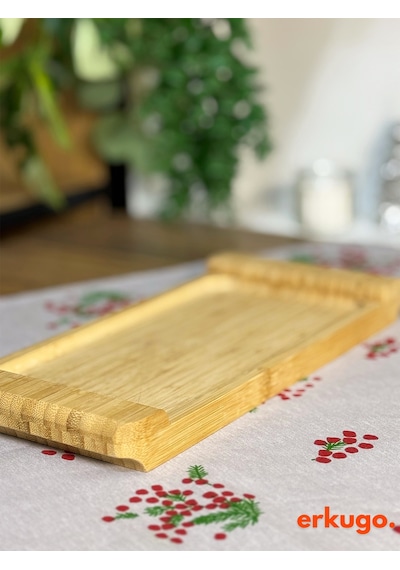 Bambu Sunum Tepsisi, Servis Tabağı