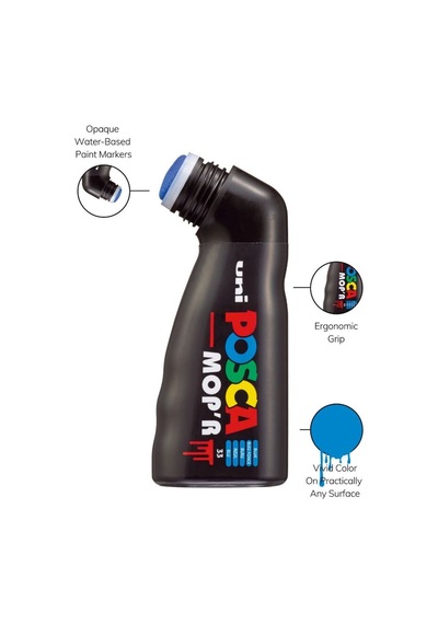 Posca Mop'r Pcm-22 Boyama Markörü 3-19 Mm. Siyah
