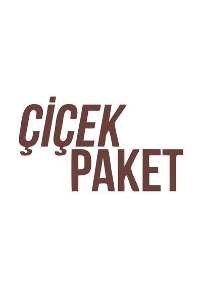 Çiçek Paket Araba Sticker 17x17 Cm Kahverengi