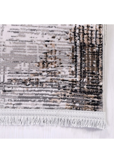 Çam Halı Crea Plus Stone Roxanne 17187 Krem Gri Modern Desenli Makine Halısı