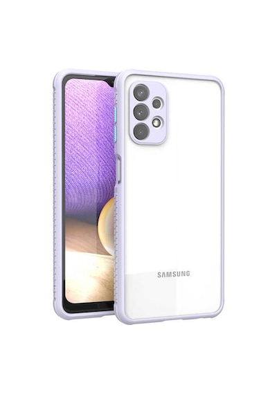 Mobilteam Galaxy Uyumlu A32 4g Kılıf Kaff Kapak - Mor Mor
