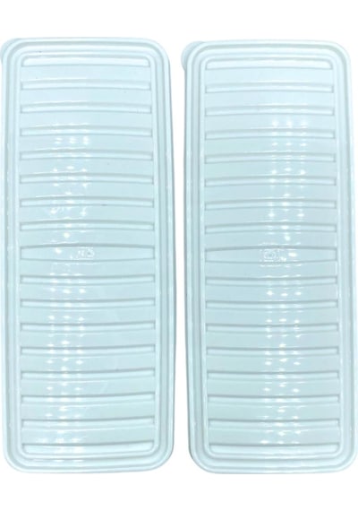 Bigmate 2'li Şeffaf Saklama Kabı 2x1 Lt Bgmt1115 Mikrodalga Buzdolabı Ve Dondurucu Uyumlu Düzenleyici Beyaz