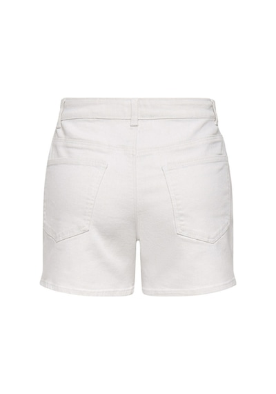 Only Onlphine Pamuklu Regular Fit Kot Short Bayan Short 15372986 Beyaz
