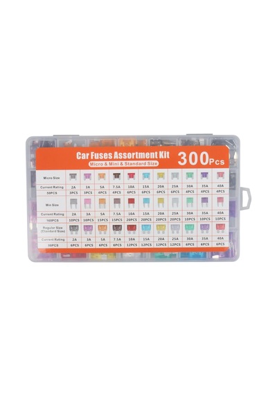 Powermaster Pm-28531 300 Parça Micro - Mini - Standart Oto Sigorta Kiti 1