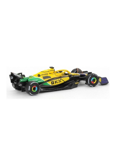 1/64 Mclaren Mcl38 81 Oscar Piastri 2024 F1 Monaco Gp 2nd Place Sarı