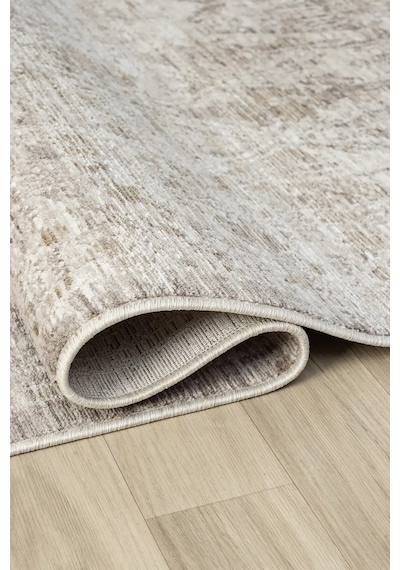 Seyran Halı Peru 10200 Bej Polyester Makine Halısı