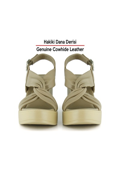 Erkan Saçmacı Monica Vizon Hakiki Dana Derisi Çapraz Burgulu Dolgu Topuklu Slingback Sandalet Erkan Saçmacı Monica Vizon Hakiki Dana Derisi Çapraz Burgulu Dolgu Topuklu Slingback Sandalet