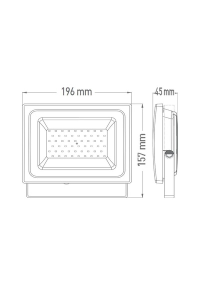 Ack At61-05052 50w Yeşil Smd Led Projektör