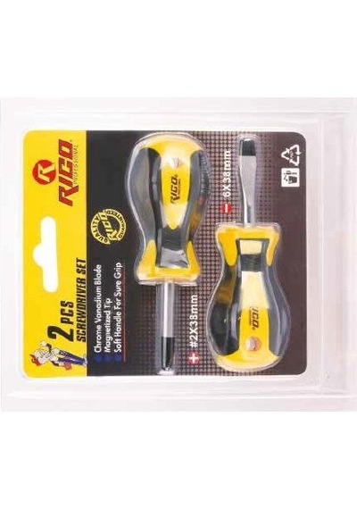 Rico 2 Pc Topaç Tornavida Klasik Set