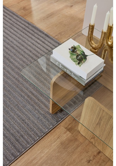 Kaşmir Halı Iskandinav Tyra Gray 80X150 CM Salon Mutfak Halısı Yolluk Salon Mutfak Halısı Yolluk Kilim