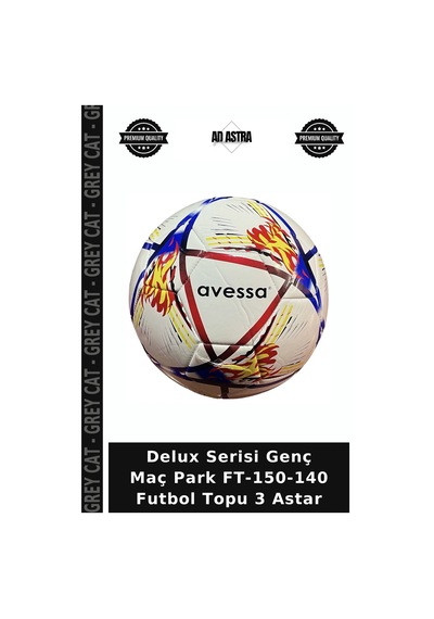 Delux Serisi Genç Maç Park Ft-150-140 Futbol Topu 3 Astar Çok Renkli