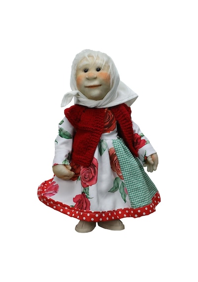 E38 El İşçiliği Babaanne Dekor Bebek 34 Cm - 6029