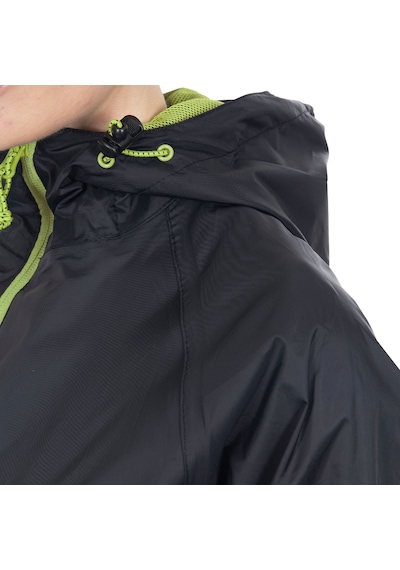 Trespass Trespass Qikpac Jacket - Unisex Packaway Unisex Yeşil Yağmurluk 10003 Siyah