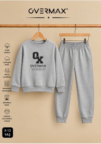 Overmax Baskılı Çocuk Sweatshirt & Eşofman Altı Takım 3-12 Yaş Gri Üst-gri Alt - 920664318 Gri Üst-gri Alt Overmax Baskılı Çocuk Sweatshirt & Eşofman Altı Takım 3-12 Yaş Gri Üst-gri Alt - 920664318 Gri Üst-gri Alt