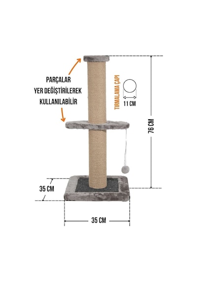 Tekli Tırmalama 76cm