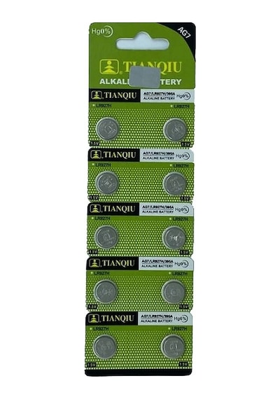 Tıanqıu Ag7 Lr927/395 Alkalin 10'lu Düğme Pil Evimdeyokyok