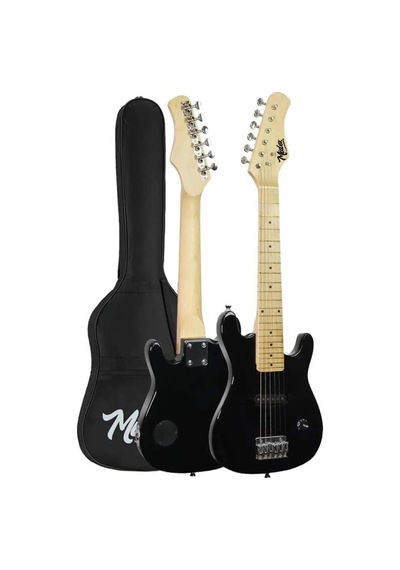 Midex Ceg-30bk 4-6 Yaş Çocuklar İçin Amfili Full 1/4 30 İnç Elektro Gitar Seti Full Black