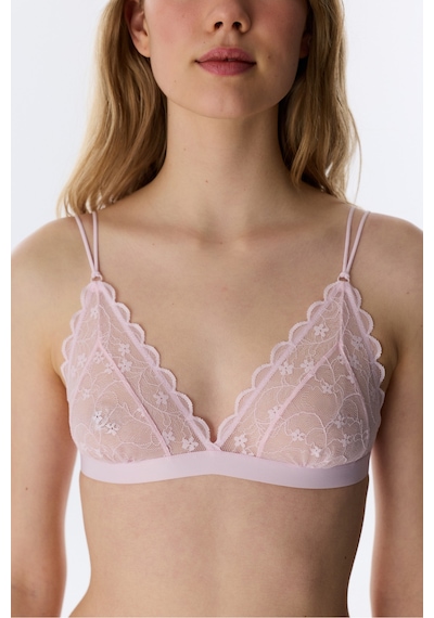 Penti Açık Pembe Full Lace Dantel Üçgen Sütyen