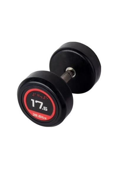 313 Sport 17,5 Kg Kauçuk Kaplı Profesyonel Olimpik Dumbbell Dambıl