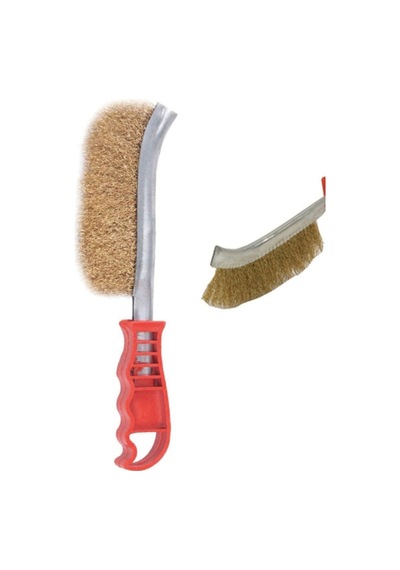 Paslanmaz Çelik Plastik Tel Fırça Kavisli Gövde, Sert Tel, Pas, Kir Barbekü/ızgara Temizliği