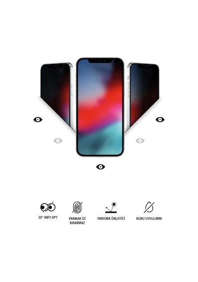 Xiaomi Redmi Note 14 Pro 5g Parlak Hayalet Ekran Koruyucu Yandan Görünmeyen Privacy Film