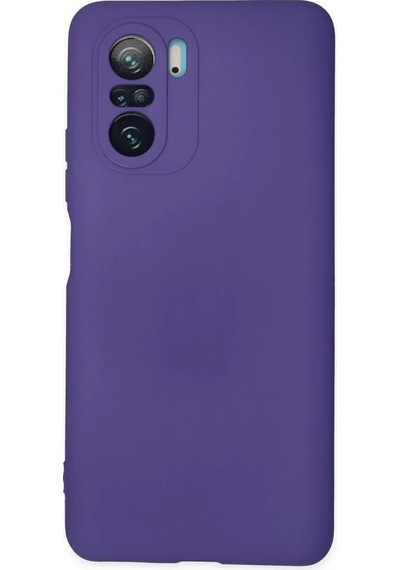 Newface Xiaomi Poco F3 Kılıf Nano İçi Kadife Silikon - Mor