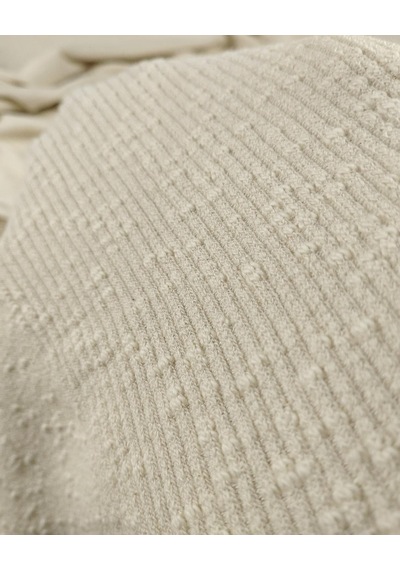 Krem Renkte Örme Kumaş 120x210cm-11154