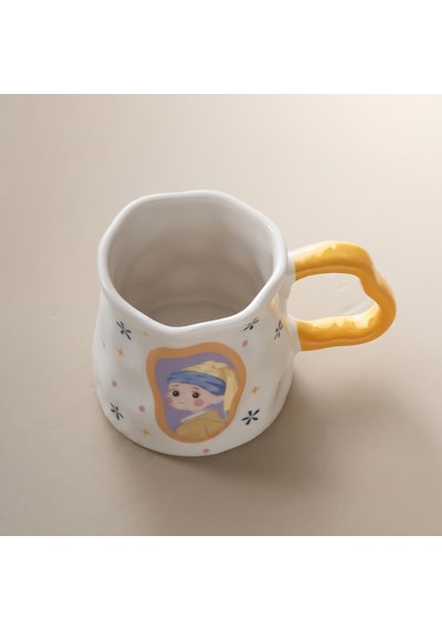 Karaca Canvas Sarı Kupa 380 Ml