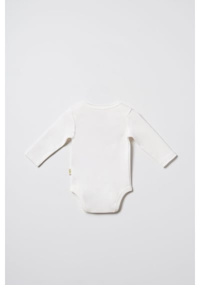 BabyCosy Organic Wear Bebek 2li Uzun Kollu Badi %100 Organik Pamuk, Bebek Ve Yenidoğan Serisi - Csy3052 Ekru