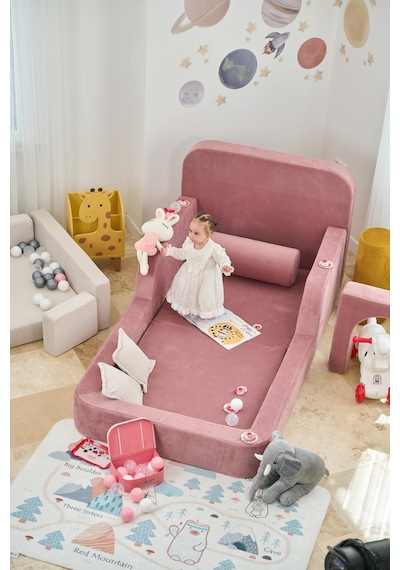 Funbed Yeni Nesil Montessori Çocuk Yatağı & Oyun Alanı Yıkanabilir Sıvı Geçirmez Pembe - 836527200 Funbed Yeni Nesil Montessori Çocuk Yatağı & Oyun Alanı Yıkanabilir Sıvı Geçirmez Pembe - 836527200