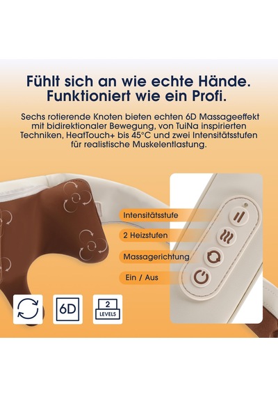 Boyun, Omuz Ve Sırt İçin Zent Handsense Kablosuz Boyun Masaj Cihazı Boyun, Omuz Ve Sırt İçin Zent Handsense Kablosuz Boyun Masaj Cihazı