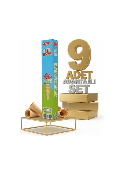 Afia Dondurma Külahı 9x10lu