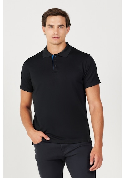 All Terrain Gear Regular Fit Normal Kesim Polo Yaka Siyah Tişört W231707001 Siyah